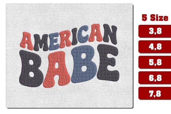 American Babe Retro Patriotic Embroidery Review