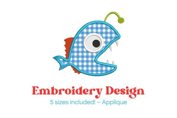 Anglerfish Applique Kids Embroidery Review
