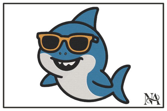 Cool Shark Sunglasses Embroidery Design Review