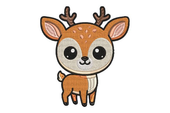 Cute Deer Embroidery: A Designer's Review