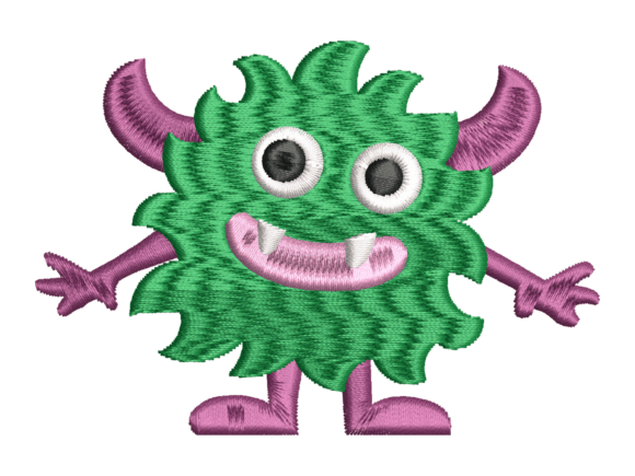 Cute Germ Monster Embroidery Review