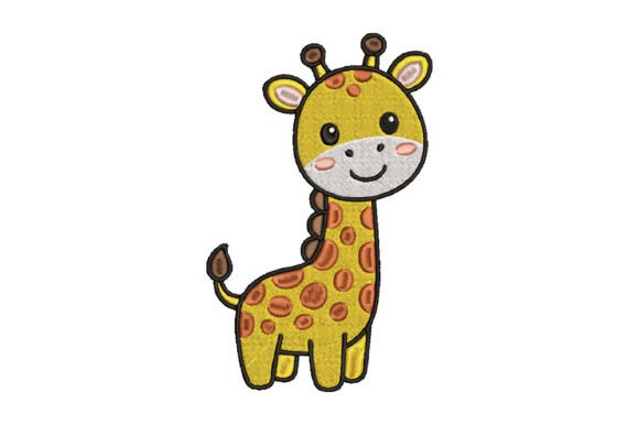 Cute Giraffe Embroidery Review for Etsy Shops