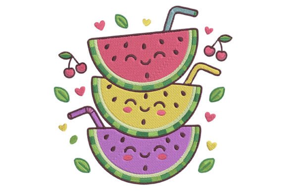 Cute Watermelon Embroidery Design Review