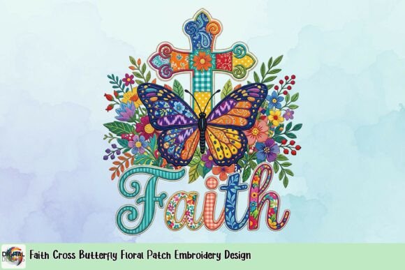 Faith Cross Butterfly Floral Patch Review