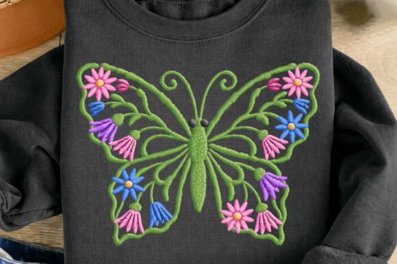 Floral Butterfly Faux Yarn Embroidery Review