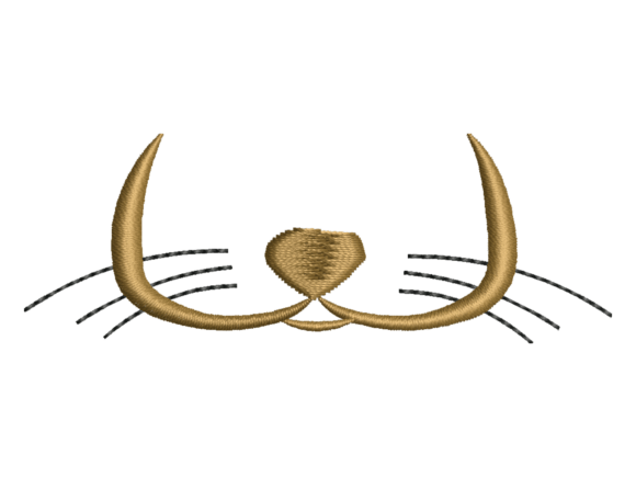 Minimal Cat Face Embroidery Review for Gifts