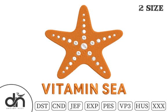 Vitamin Sea Starfish Embroidery Design Review